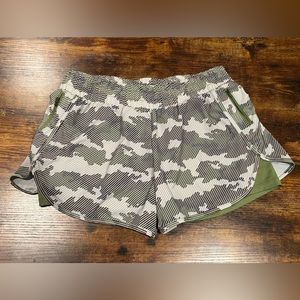 Camo Print Activewear Shorts